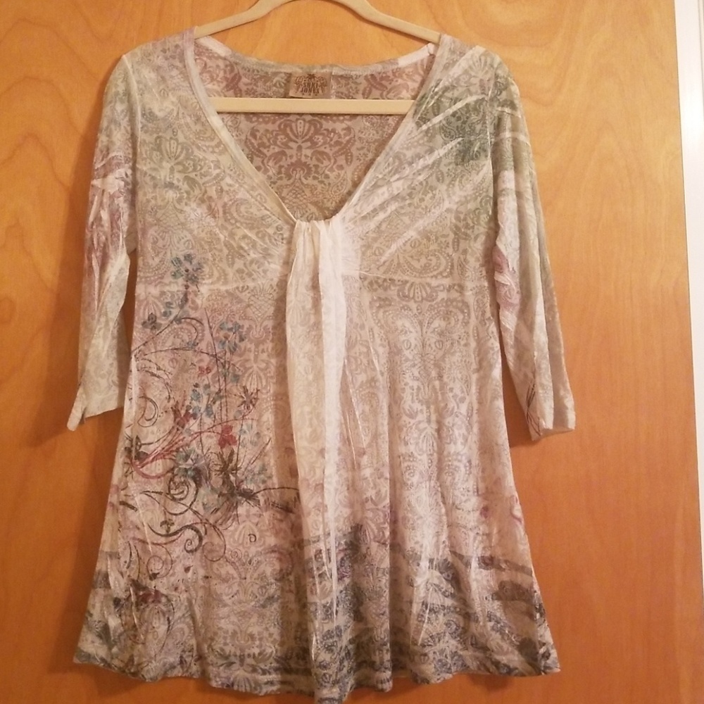 3/4 sleeve top